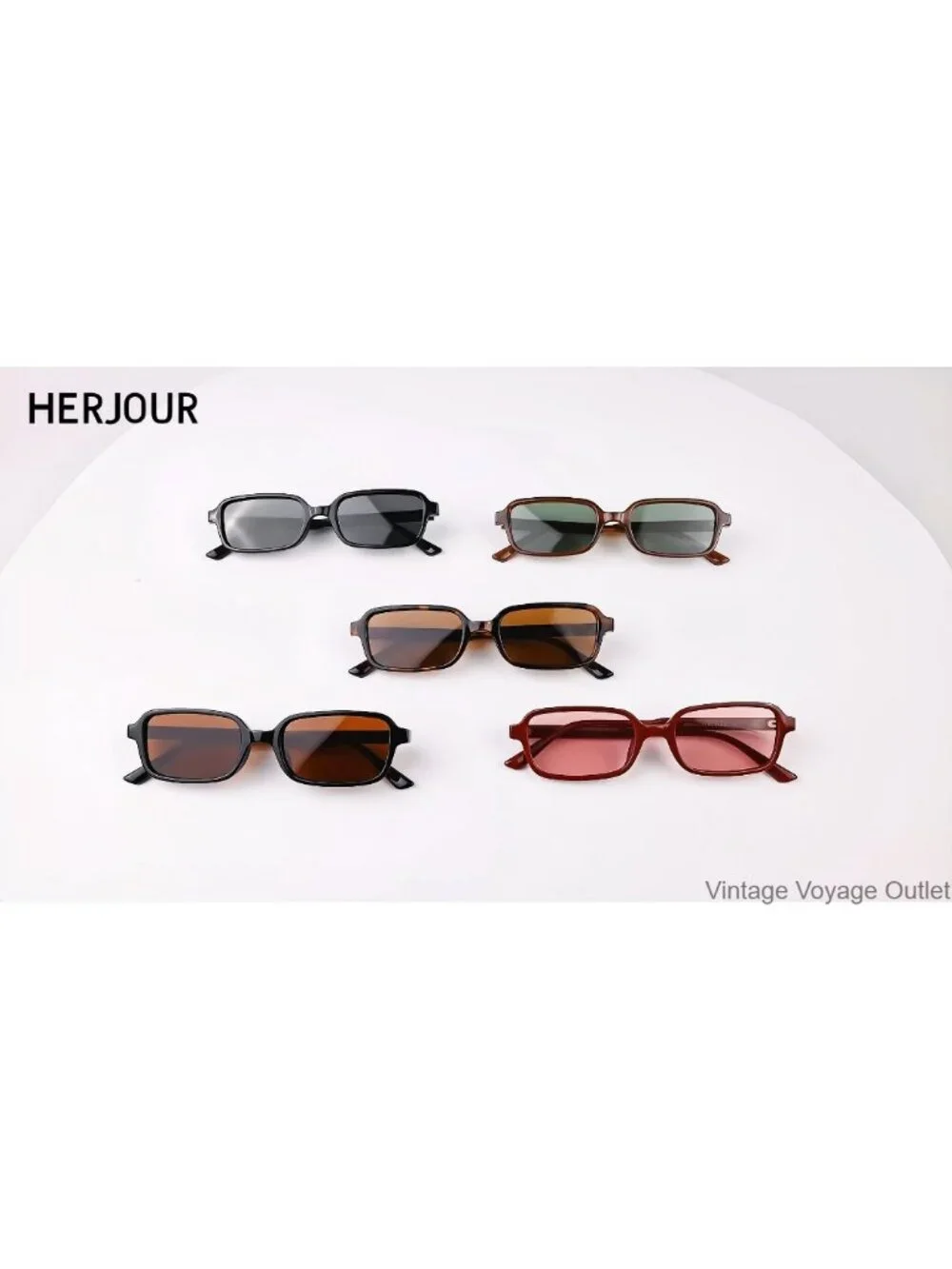 Polarized Rectangle Sunglasses 99% UV Protection Ultra Light